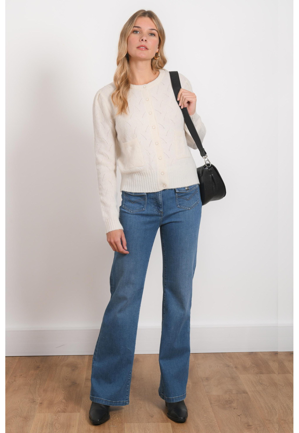 CARDIGAN - ROXELLE - ECRU - Antonelle