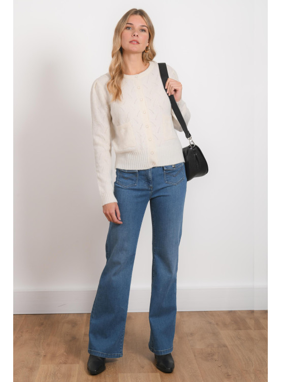 CARDIGAN - ROXELLE - ECRU - Antonelle