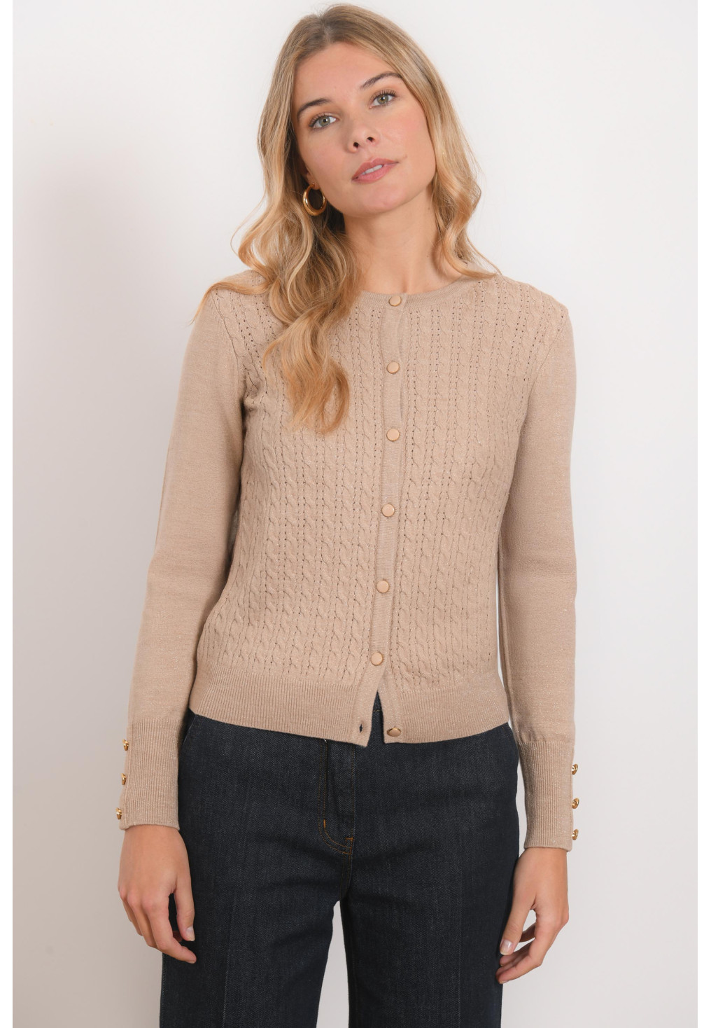 CARDIGAN - ROAN - CHINE/LUREX - Antonelle