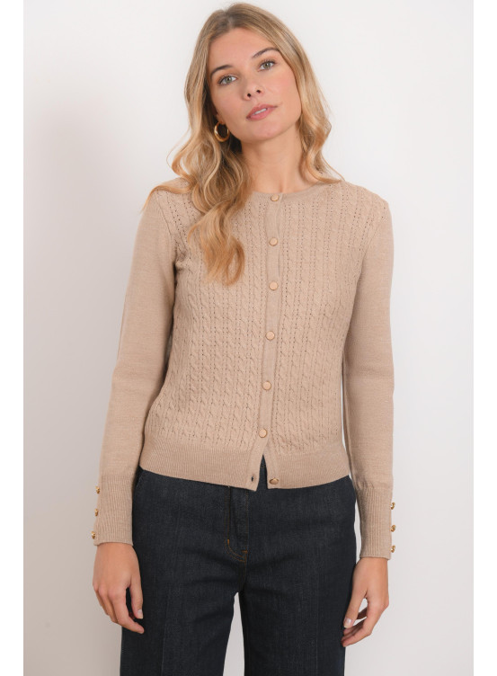 CARDIGAN - ROAN - CHINE/LUREX - Antonelle