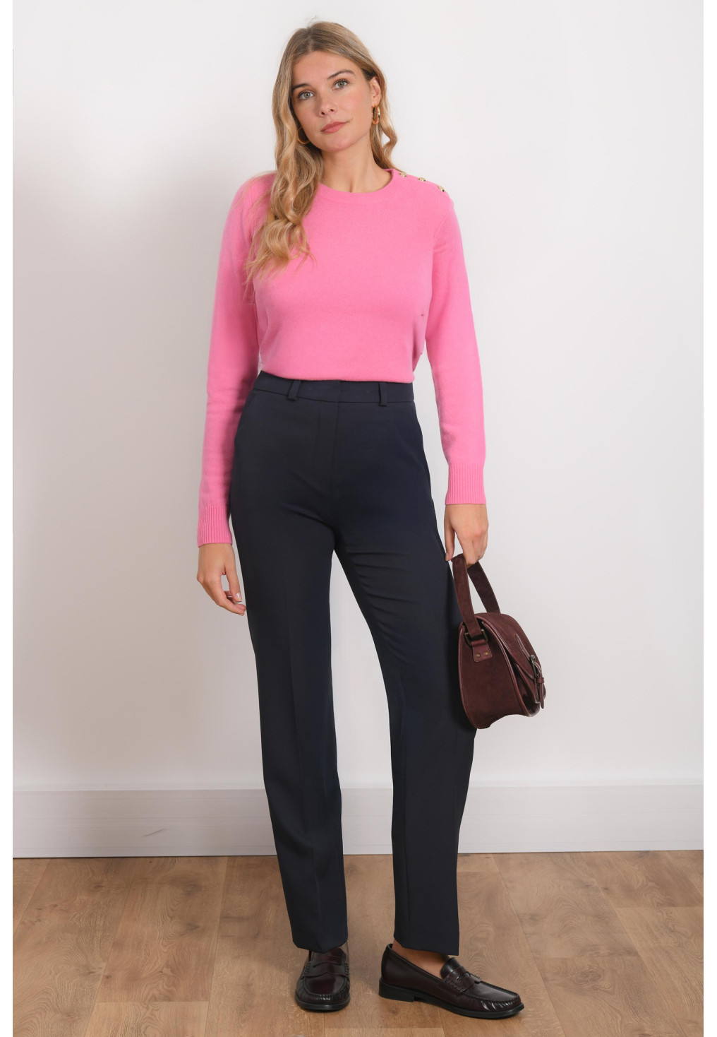 PANTALON LONG - REIMS - NAVY - Antonelle