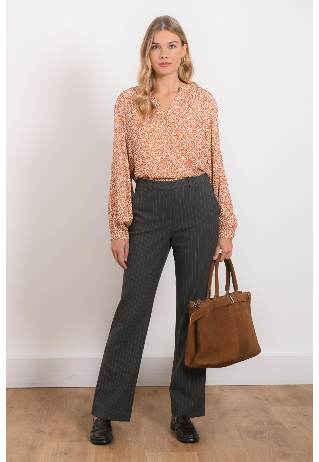 PANTALON - RICINE - CHOCO/CAMEL - Antonelle