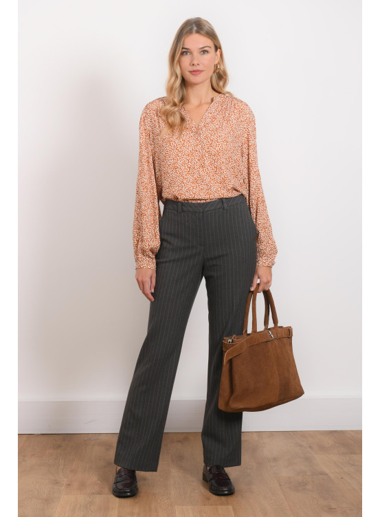 PANTALON - RICINE - CHOCO/CAMEL - Antonelle