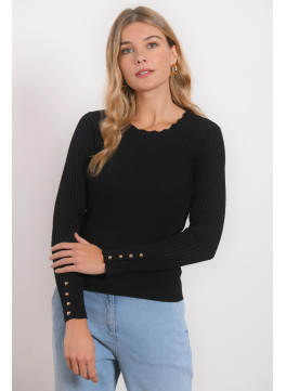 PULL - ROSELA - NOIR - Antonelle