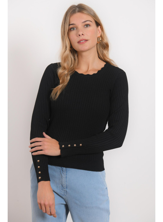PULL - ROSELA - NOIR - Antonelle