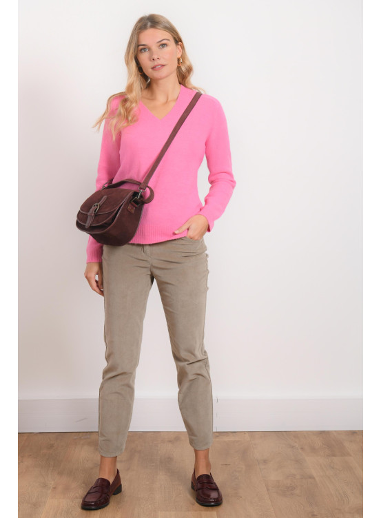 PULL COL V - RIA - AZALEA - Antonelle