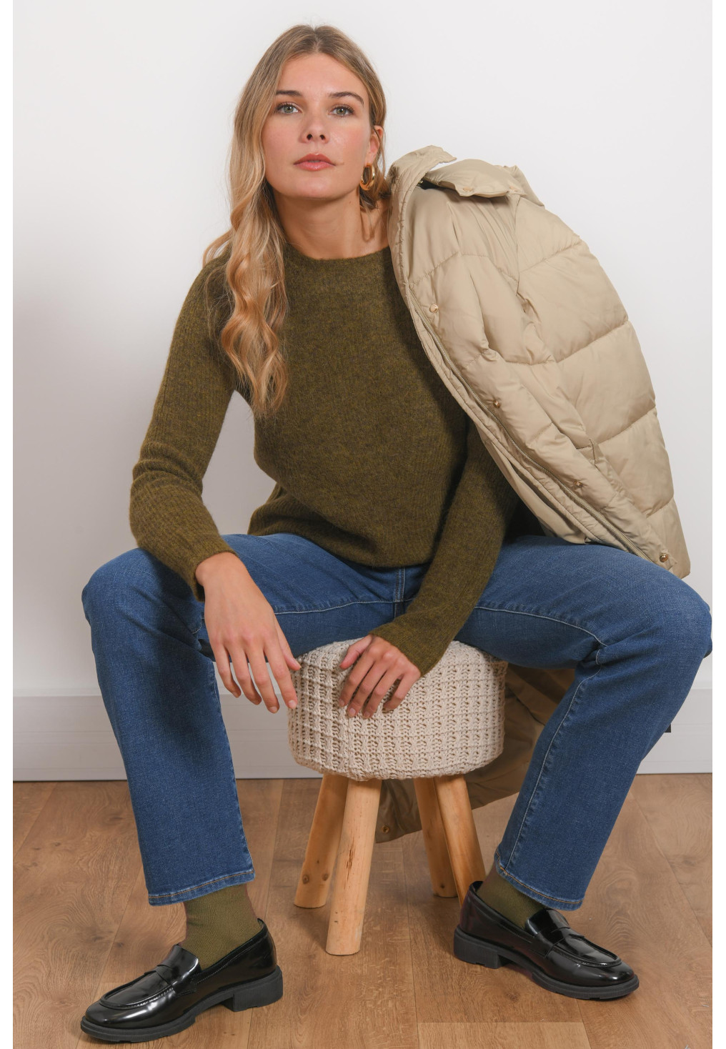 PULL - REINETTE - KAKI - Antonelle