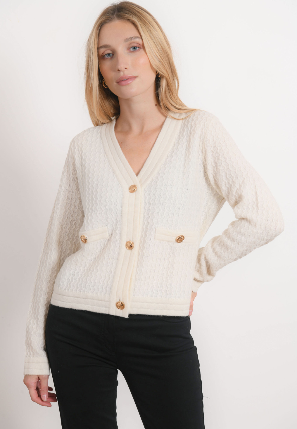 GILET - RONY - ECRU - Antonelle