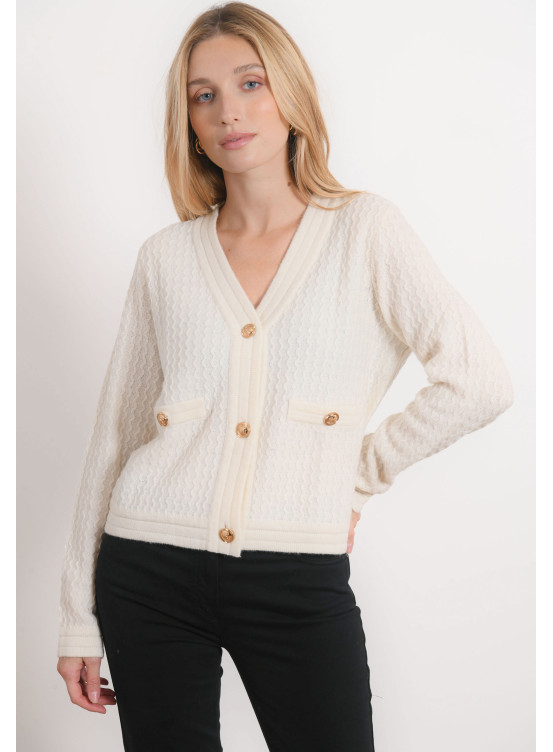 GILET - RONY - ECRU - Antonelle