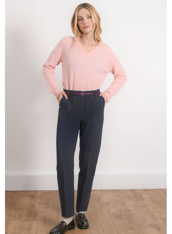 PANTALON 7/8 - ROMAN - MARINE - Antonelle