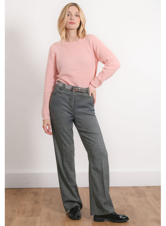 PANTALON - ROMARIN - NOIR/ECRU - Antonelle