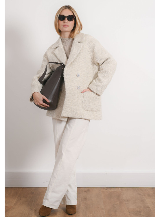 MANTEAU - REHANE BIS - ECRU - Antonelle