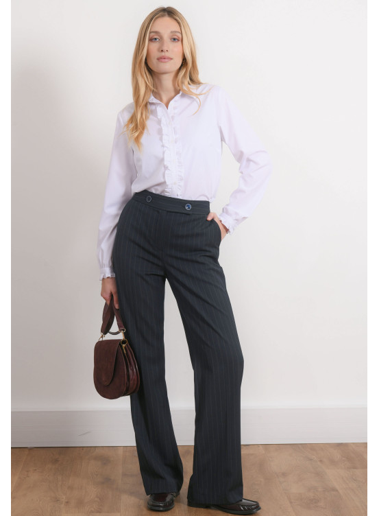 PANTALON LARGE - RENNY - DARK NAVY - Antonelle