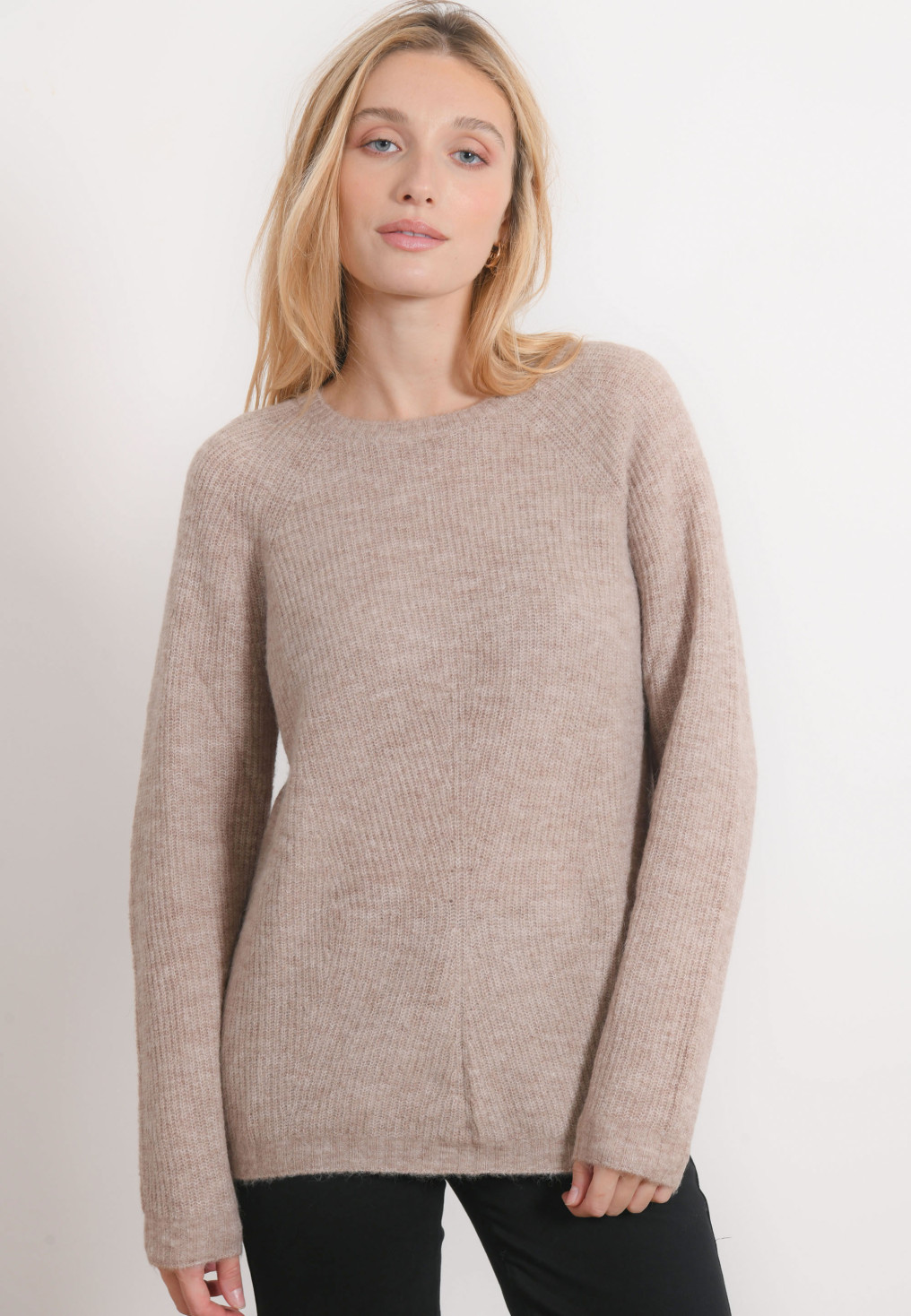 PULL - REINETTE - TAUPE CHINE - Antonelle