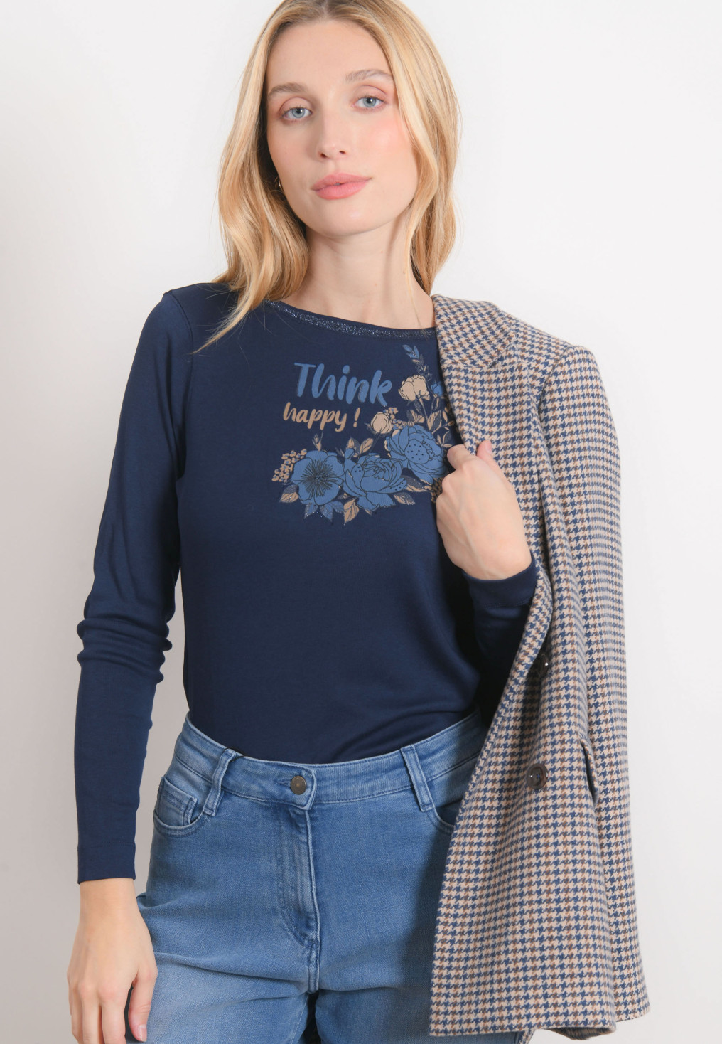 T-SHIRT - RAFINK - MARINE - Antonelle