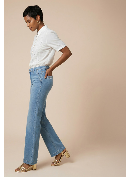 JEANS LARGE - SAMBA - BLEACH - Nouveautés Antonelle