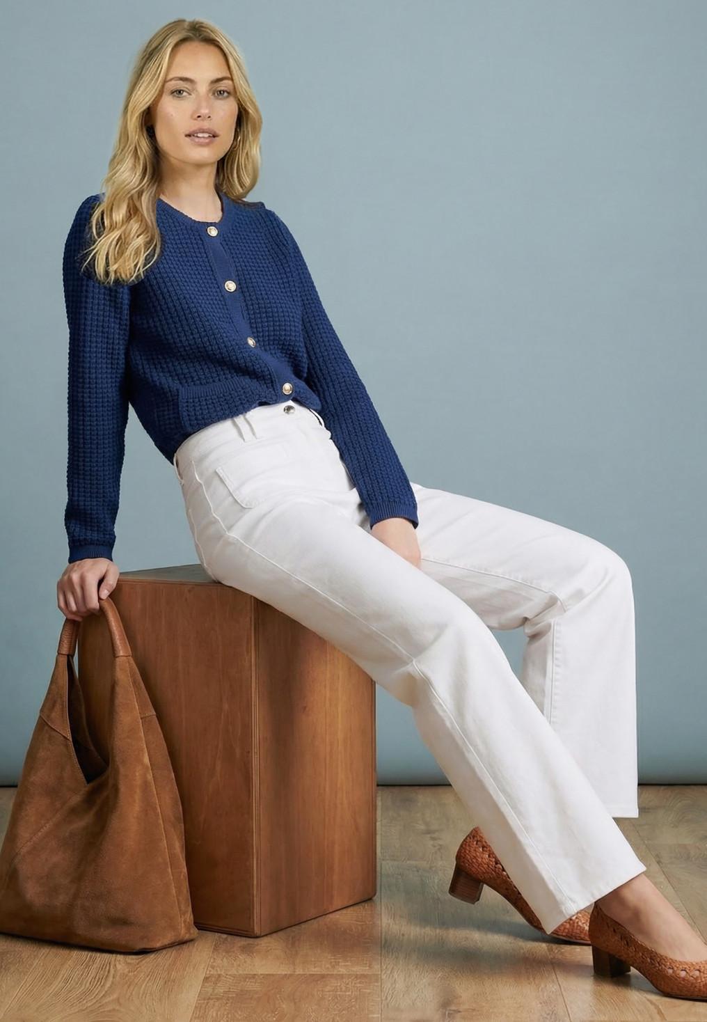 JEANS BOOTCUT - SYRACUSE - ECRU - Nouveautés Antonelle